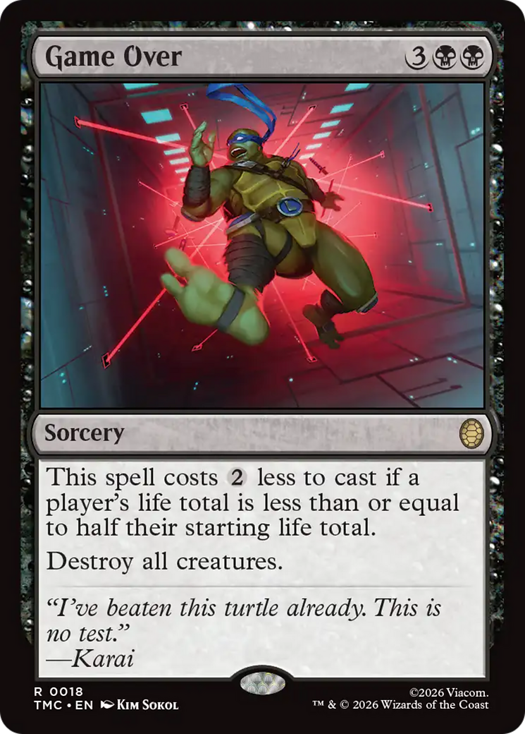 Game Over [Teenage Mutant Ninja Turtles Commander] | Exor Games Bridgewater