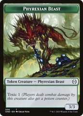 Phyrexian Beast Token [Phyrexia: All Will Be One Tokens] | Exor Games Bridgewater