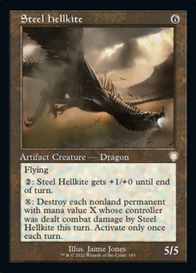 Steel Hellkite (Retro) [The Brothers' War Commander] | Exor Games Bridgewater