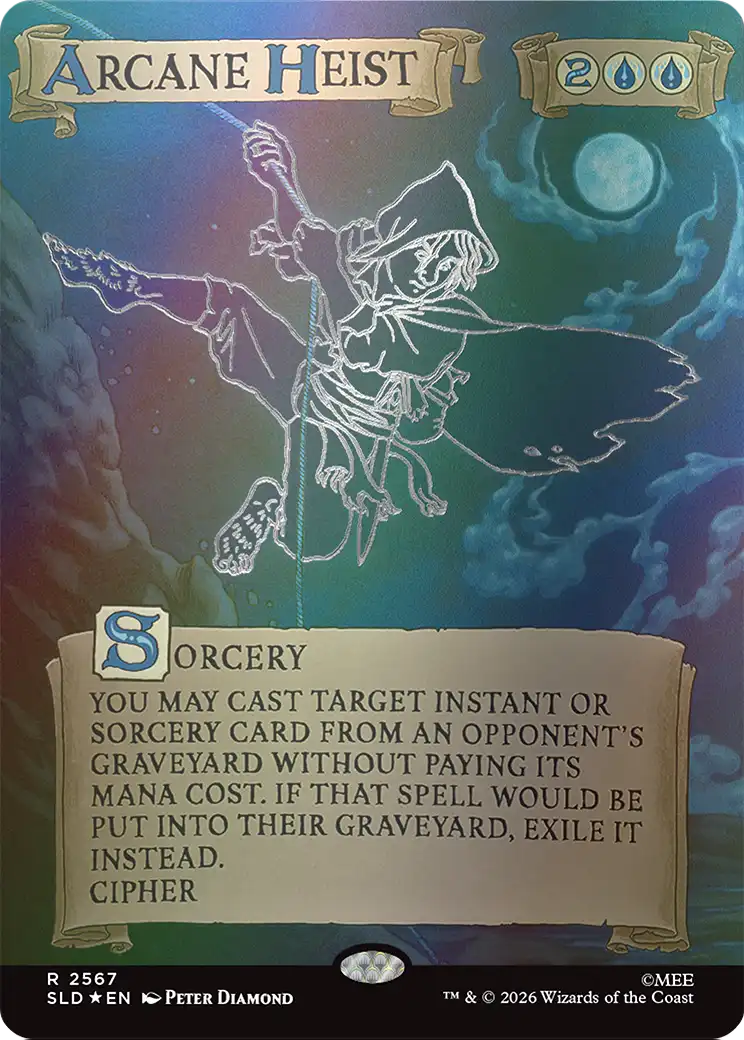 Arcane Heist (Out Of Sight Foil) [Secret Lair Drop Series] | Exor Games Bridgewater