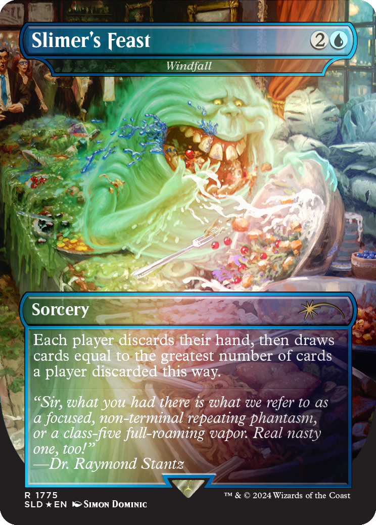 Slimer's Feast - Windfall (Rainbow Foil) [Secret Lair Drop Series] | Exor Games Bridgewater