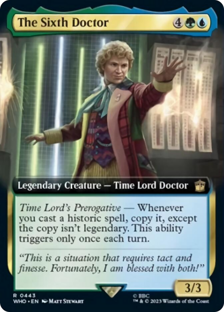 The Sixth Doctor (Extended Art) [Doctor Who] | Exor Games Bridgewater
