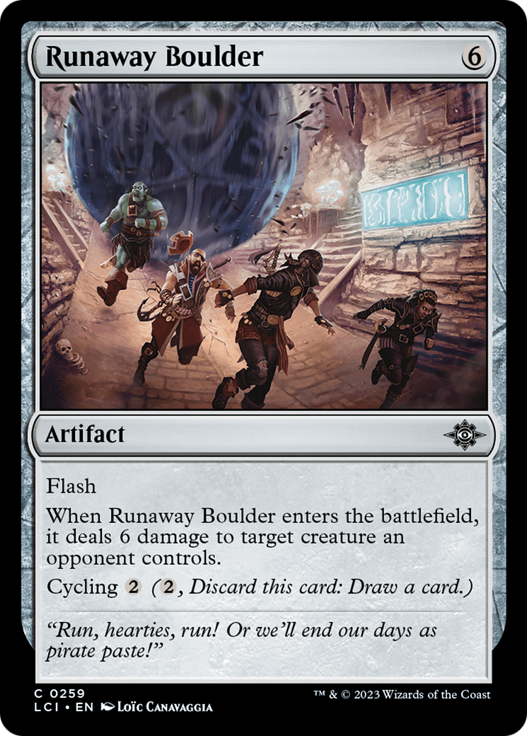 Runaway Boulder [The Lost Caverns of Ixalan] | Exor Games Bridgewater