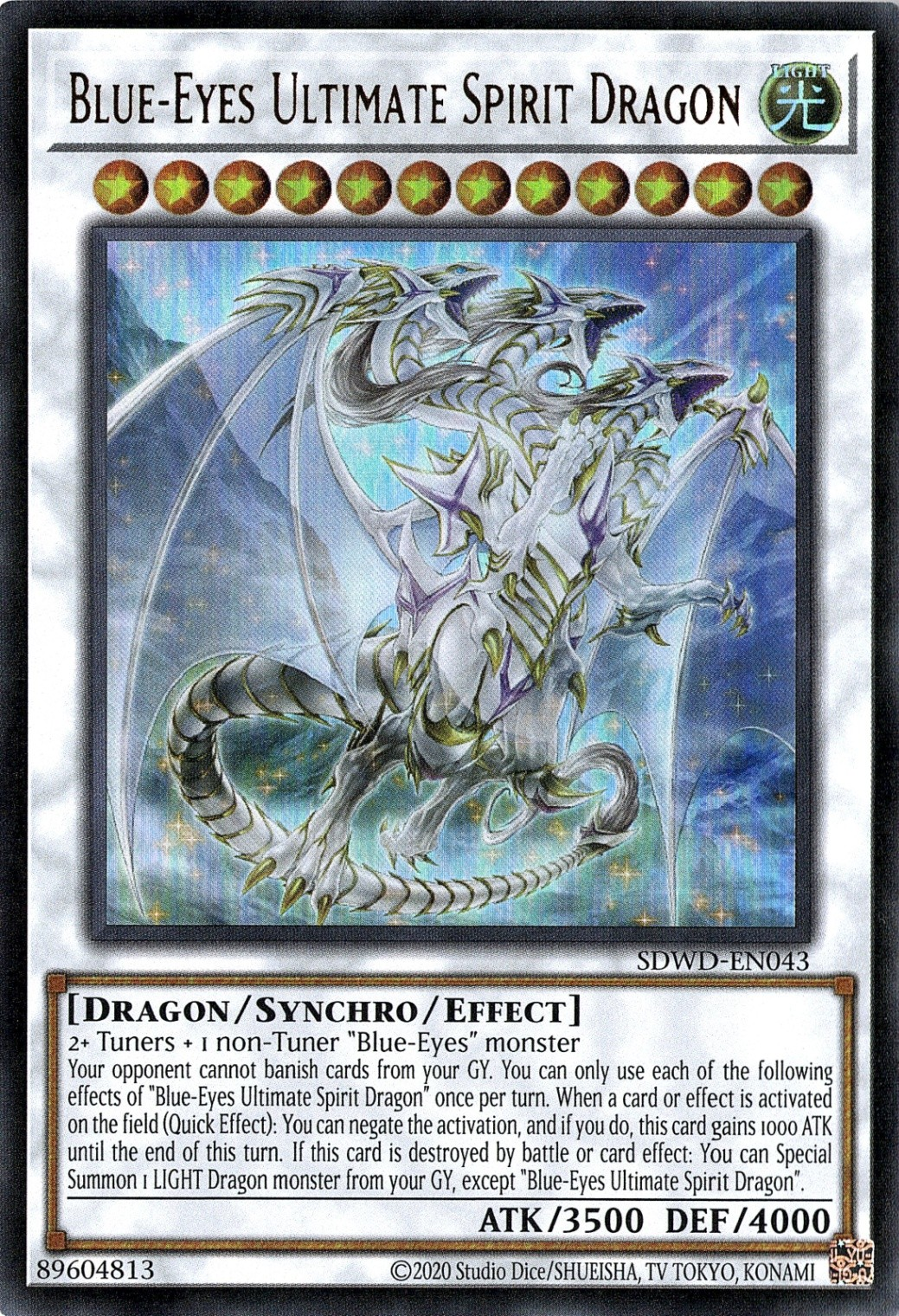 Blue-Eyes Ultimate Spirit Dragon (Unlimited) [SDWD-EN043] Ultra Rare | Exor Games Bridgewater