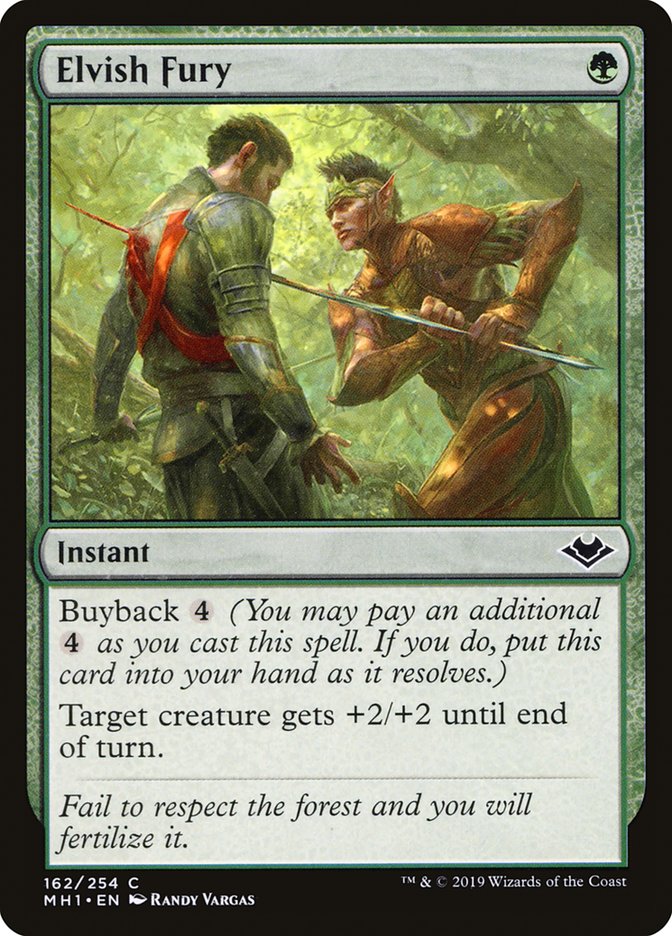 Elvish Fury [Modern Horizons] | Exor Games Bridgewater