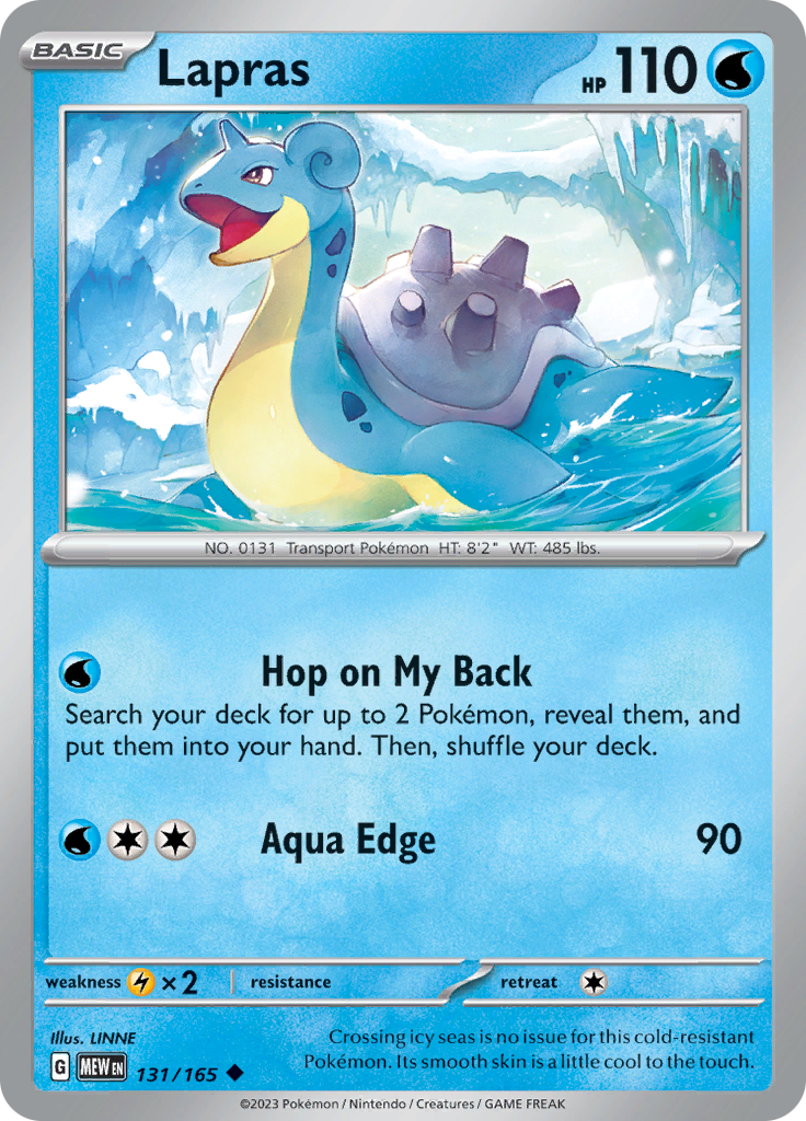 Lapras (131/165) [Scarlet & Violet: 151] | Exor Games Bridgewater