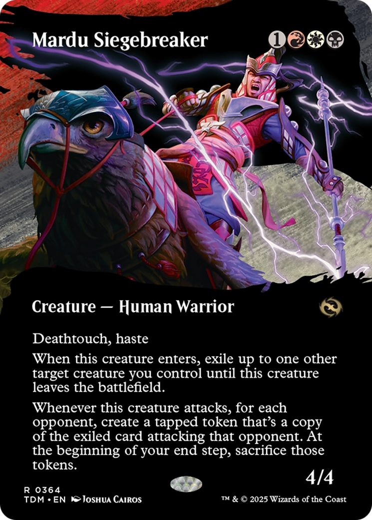 Mardu Siegebreaker (Borderless) [Tarkir: Dragonstorm] | Exor Games Bridgewater