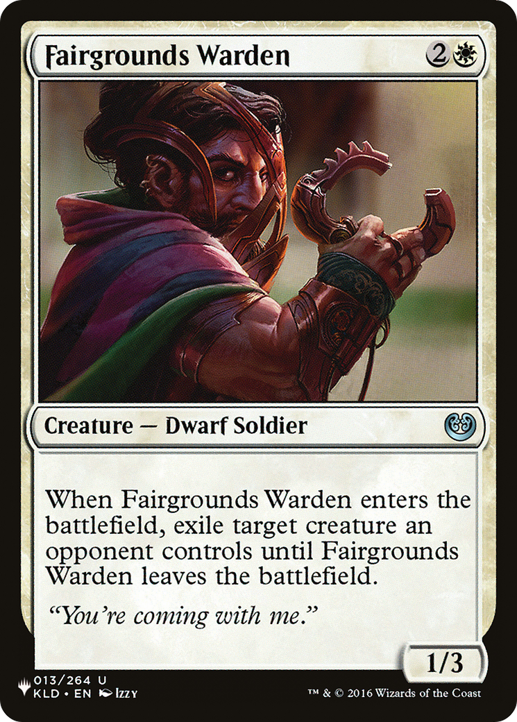 Fairgrounds Warden [The List] | Exor Games Bridgewater