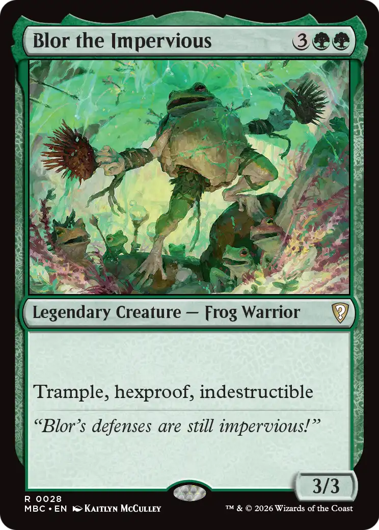 Blor the Impervious [Mystery Booster: Commander Edition] | Exor Games Bridgewater
