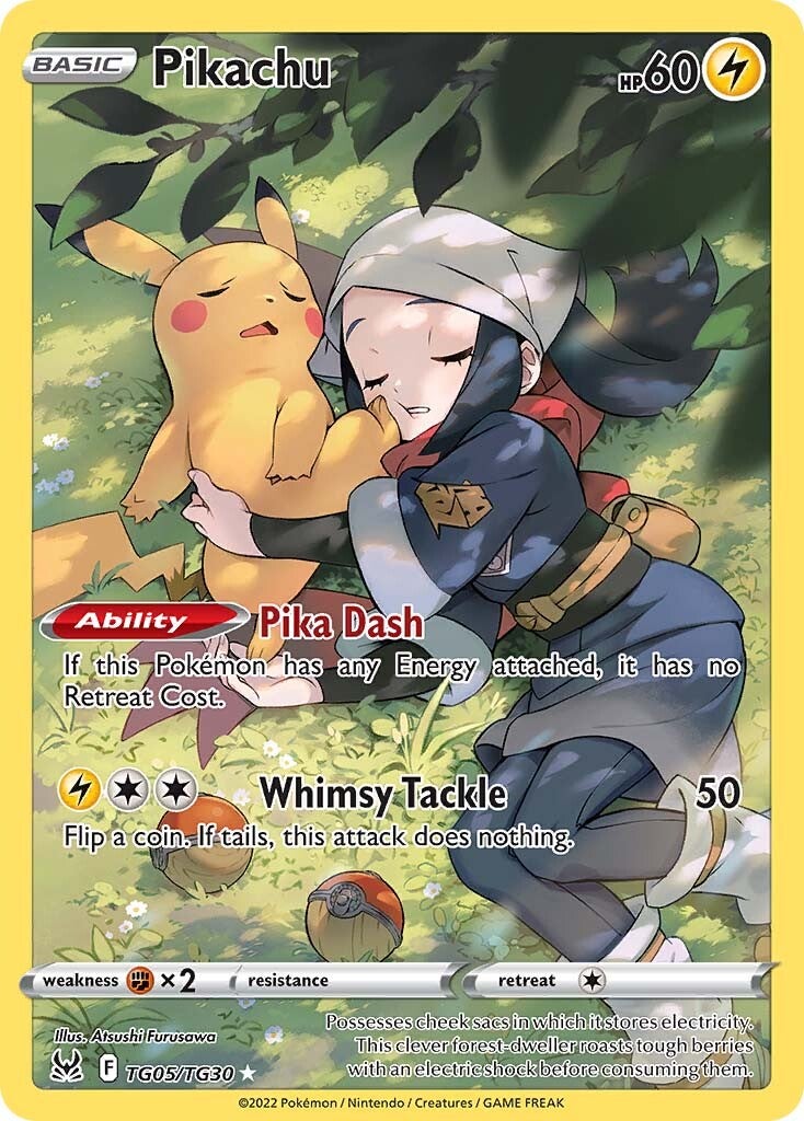 Pikachu (TG05/TG30) [Sword & Shield: Lost Origin] | Exor Games Bridgewater