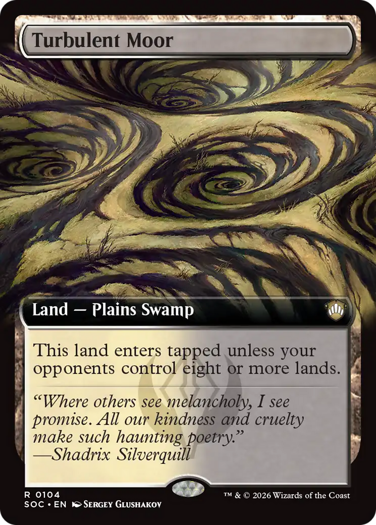 Turbulent Moor (Extended Art) [Secrets of Strixhaven Commander] | Exor Games Bridgewater