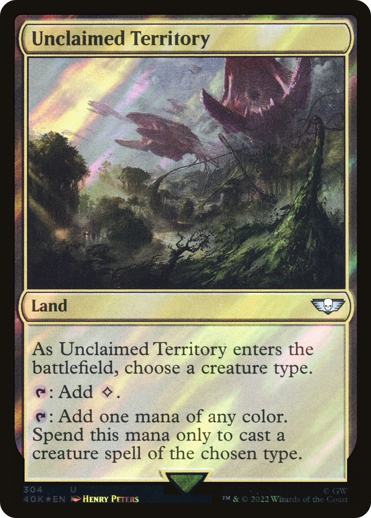 Unclaimed Territory (Surge Foil) [Marvel Super Heroes Commander] | Exor Games Bridgewater