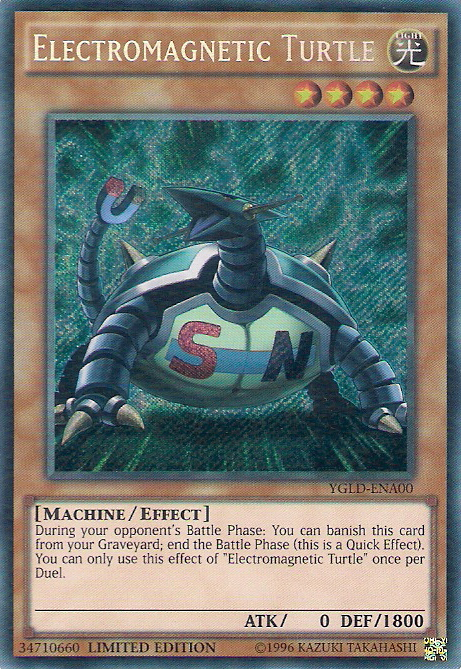 Electromagnetic Turtle [YGLD-ENA00] Secret Rare | Exor Games Bridgewater