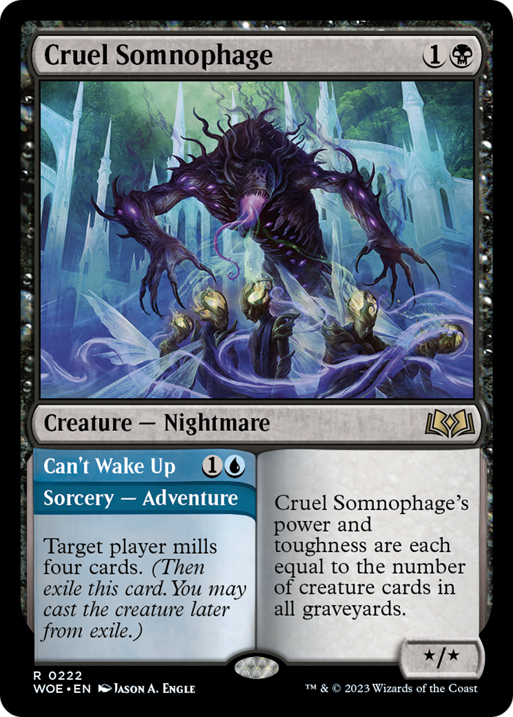 Cruel Somnophage // Can't Wake Up [Wilds of Eldraine] | Exor Games Bridgewater