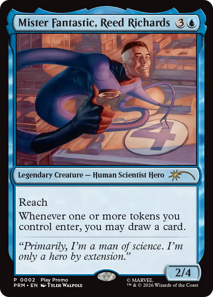 Mister Fantastic, Reed Richards [Standard Showdown Promos] | Exor Games Bridgewater