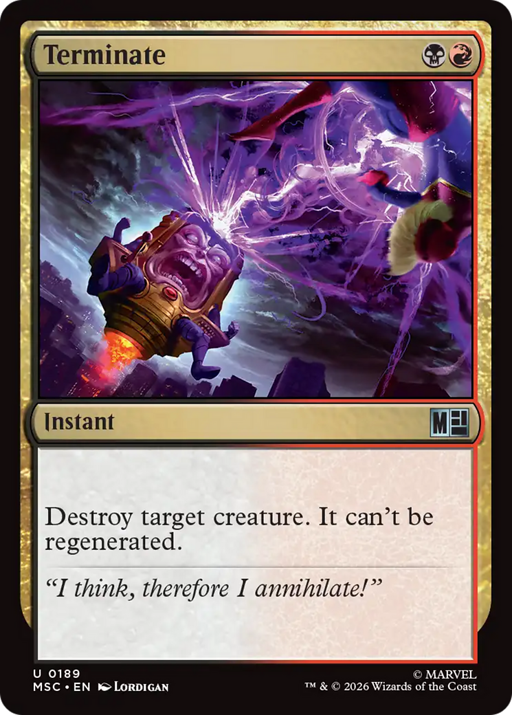 Terminate (Surge Foil) [Marvel Super Heroes Commander] | Exor Games Bridgewater