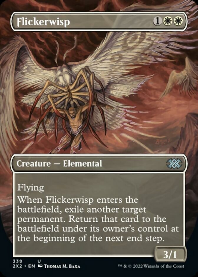 Flickerwisp (Borderless Alternate Art) [Double Masters 2022] | Exor Games Bridgewater