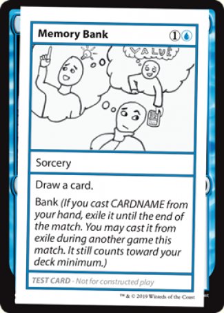 Memory Bank (2021 Edition) [Mystery Booster Playtest Cards] | Exor Games Bridgewater