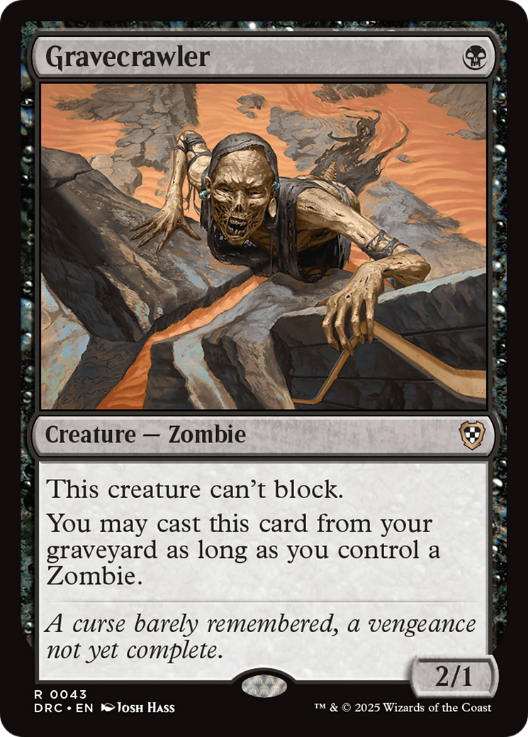 Gravecrawler [Aetherdrift Commander] | Exor Games Bridgewater