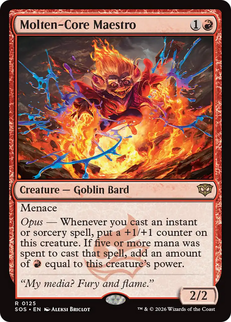 Molten-Core Maestro [Secrets of Strixhaven] | Exor Games Bridgewater