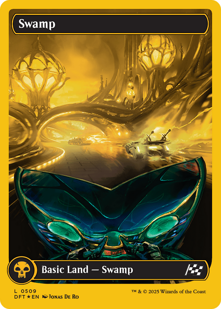 Swamp (0509) (First-Place Foil) [Aetherdrift] | Exor Games Bridgewater