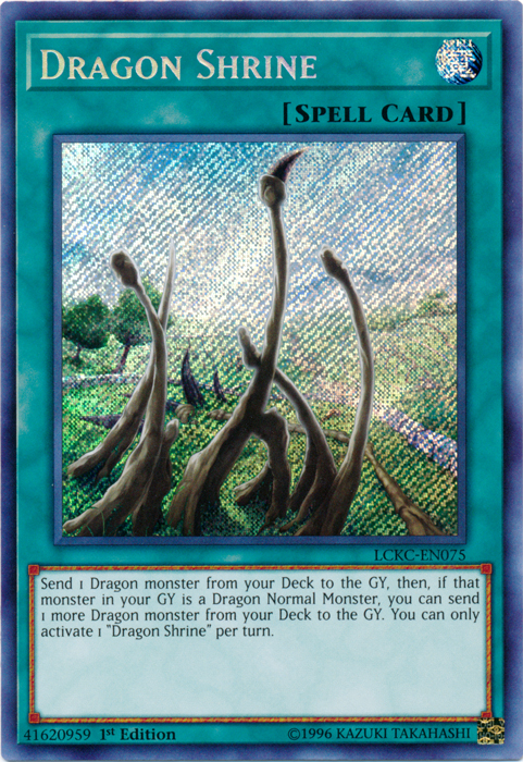 Dragon Shrine [LCKC-EN075] Secret Rare | Exor Games Bridgewater