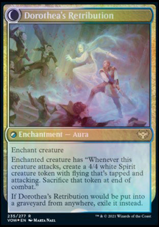 Dorothea, Vengeful Victim // Dorothea's Retribution [Innistrad: Crimson Vow Prerelease Promos] | Exor Games Bridgewater