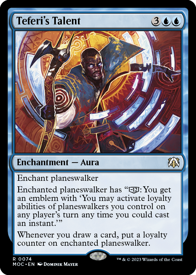 Teferi's Talent [March of the Machine Commander] | Exor Games Bridgewater
