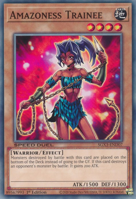 Amazoness Trainee [SGX3-END07] Common | Exor Games Bridgewater