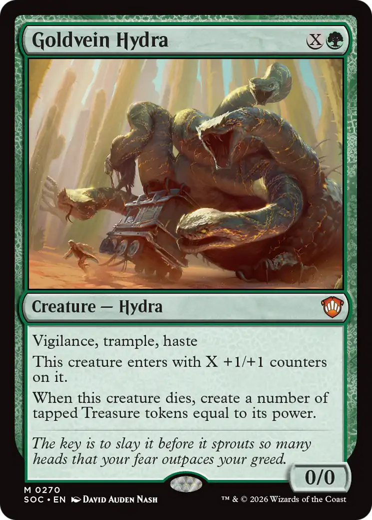 Goldvein Hydra [Secrets of Strixhaven Commander] | Exor Games Bridgewater