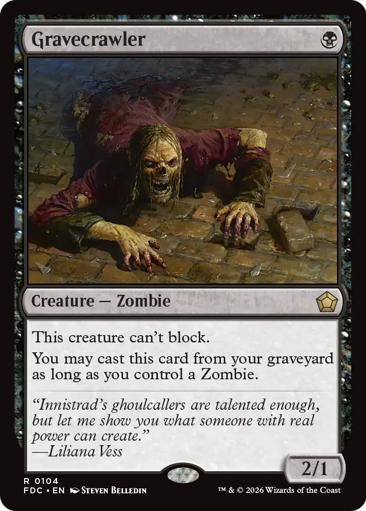 Gravecrawler [Foundations Commander] | Exor Games Bridgewater