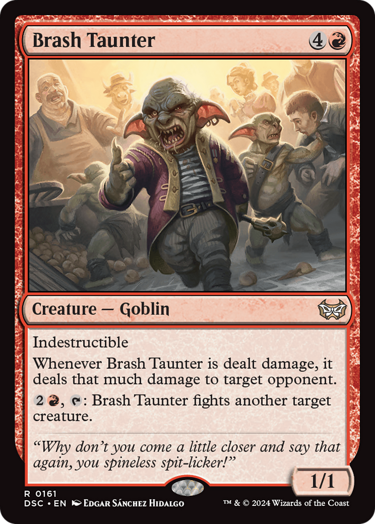 Brash Taunter [Duskmourn: House of Horror Commander] | Exor Games Bridgewater