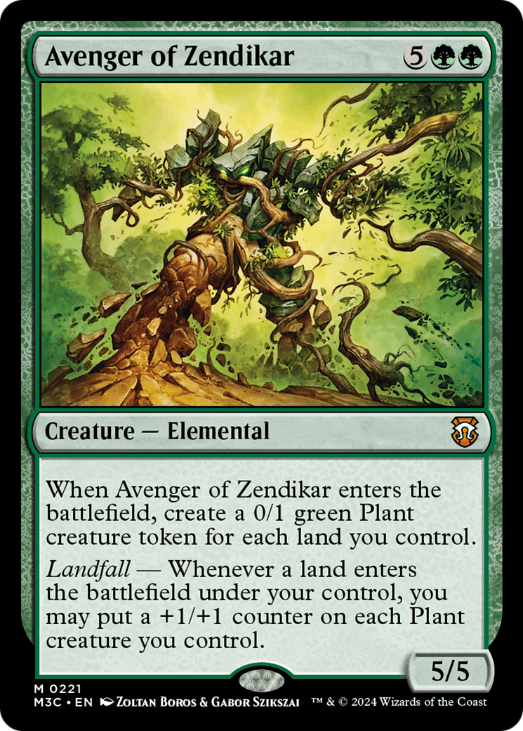 Avenger of Zendikar (Ripple Foil) [Modern Horizons 3 Commander] | Exor Games Bridgewater