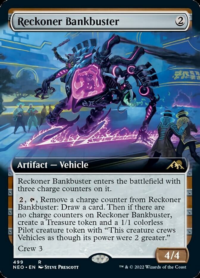 Reckoner Bankbuster (Extended Art) [Kamigawa: Neon Dynasty] | Exor Games Bridgewater