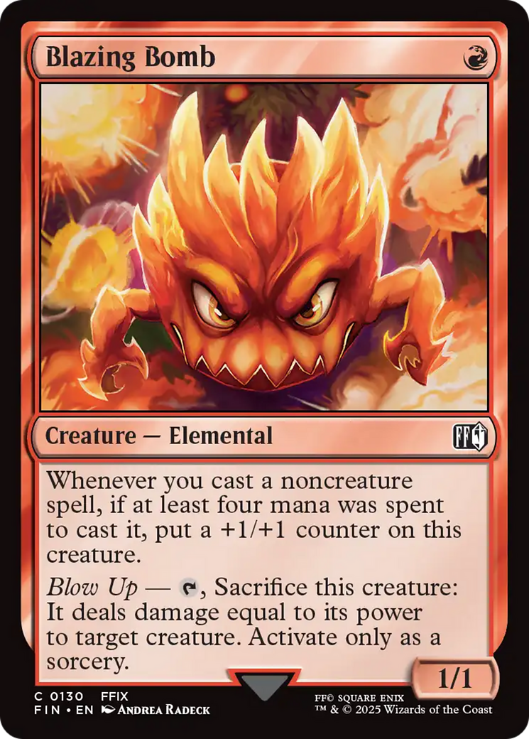Blazing Bomb [FINAL FANTASY] | Exor Games Bridgewater