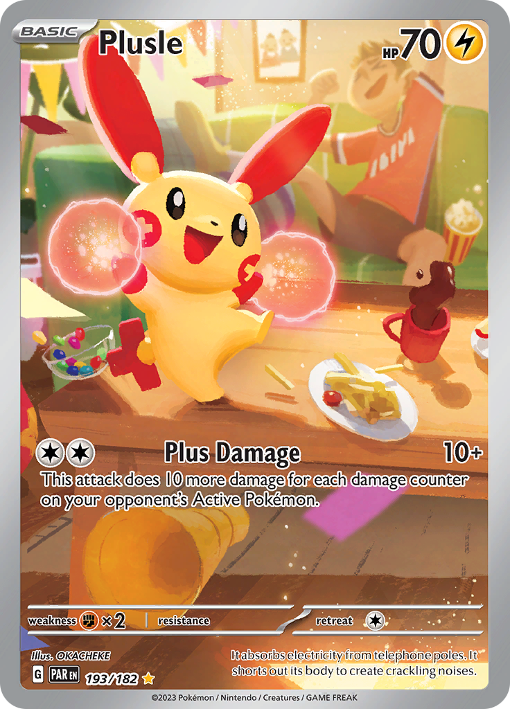 Plusle (193/182) [Scarlet & Violet: Paradox Rift] | Exor Games Bridgewater