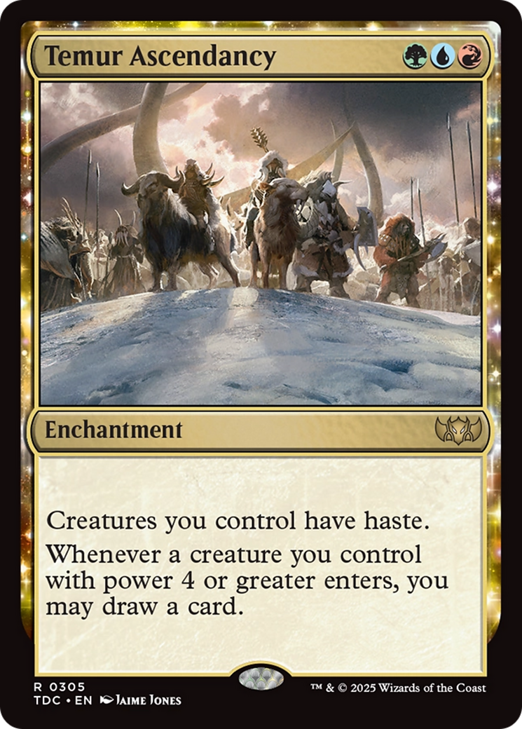 Temur Ascendancy [Tarkir: Dragonstorm Commander] | Exor Games Bridgewater