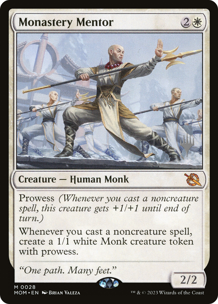 Monastery Mentor (Promo Pack) [March of the Machine Promos] | Exor Games Bridgewater