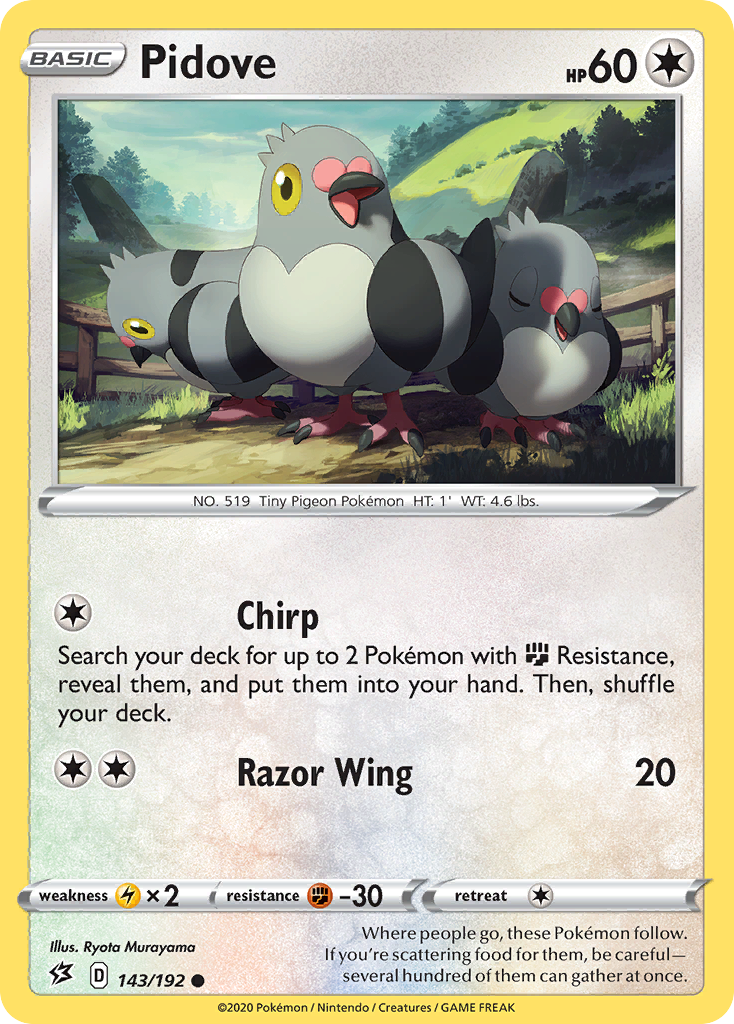 Pidove (143/192) [Sword & Shield: Rebel Clash] | Exor Games Bridgewater