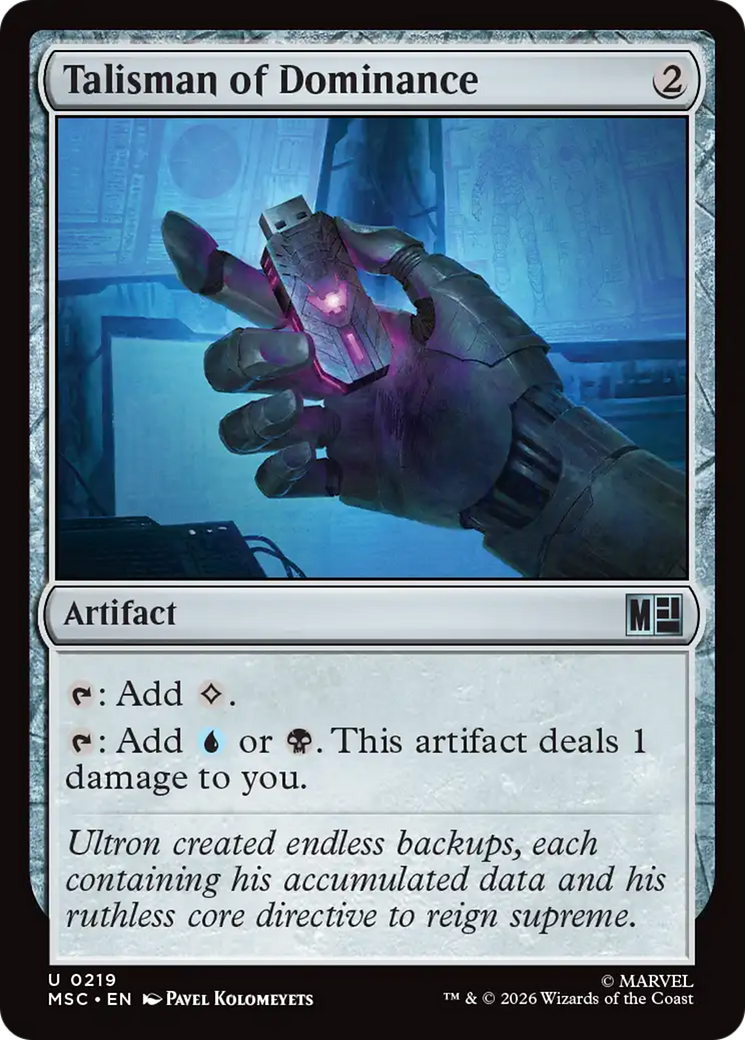 Talisman of Dominance (Surge Foil) [Marvel Super Heroes Commander] | Exor Games Bridgewater