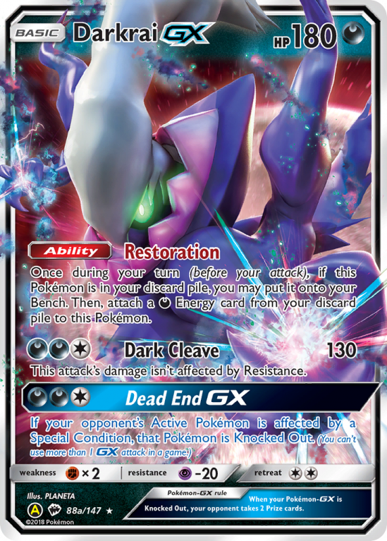 Darkrai GX (88a/147) [Alternate Art Promos] | Exor Games Bridgewater