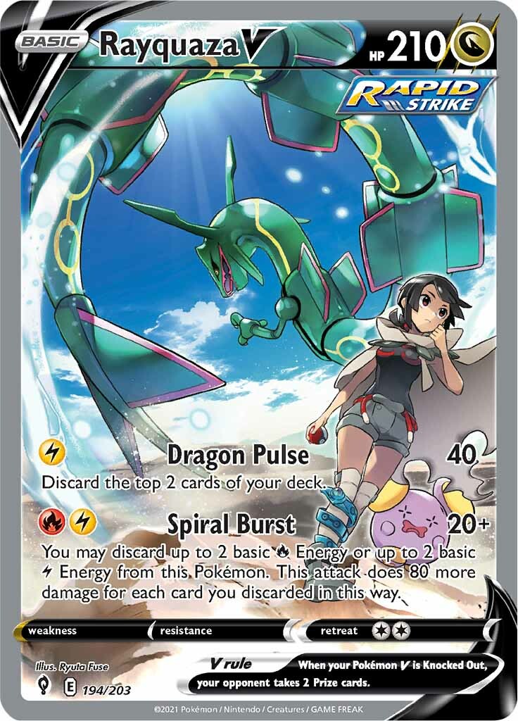 Rayquaza V (194/203) [Sword & Shield: Evolving Skies] | Exor Games Bridgewater