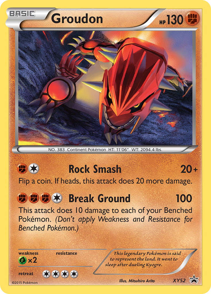 Groudon (XY52) [XY: Black Star Promos] | Exor Games Bridgewater