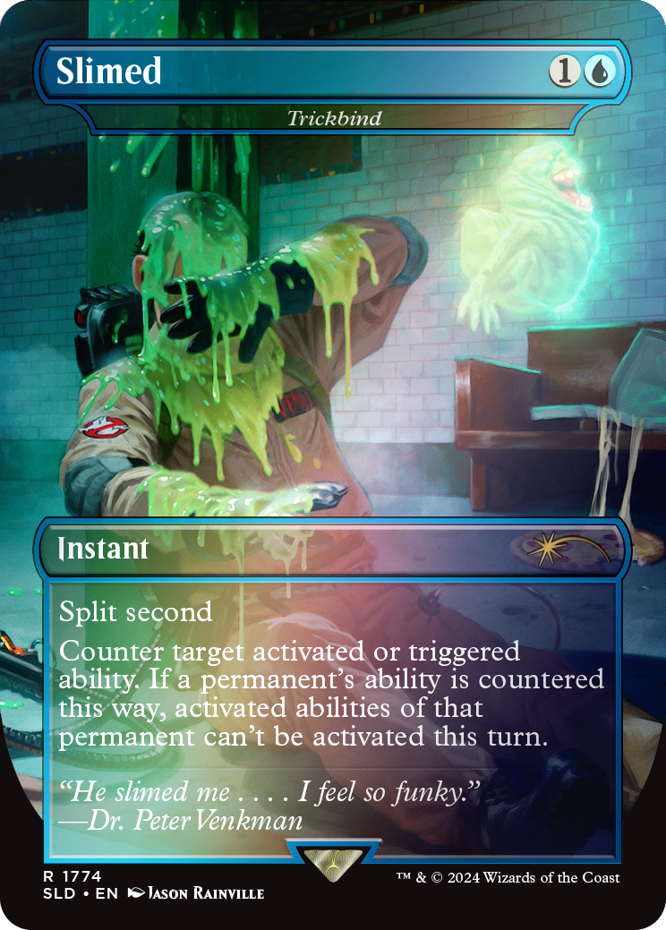 Slimed - Trickbind (Rainbow Foil) [Secret Lair Drop Series] | Exor Games Bridgewater