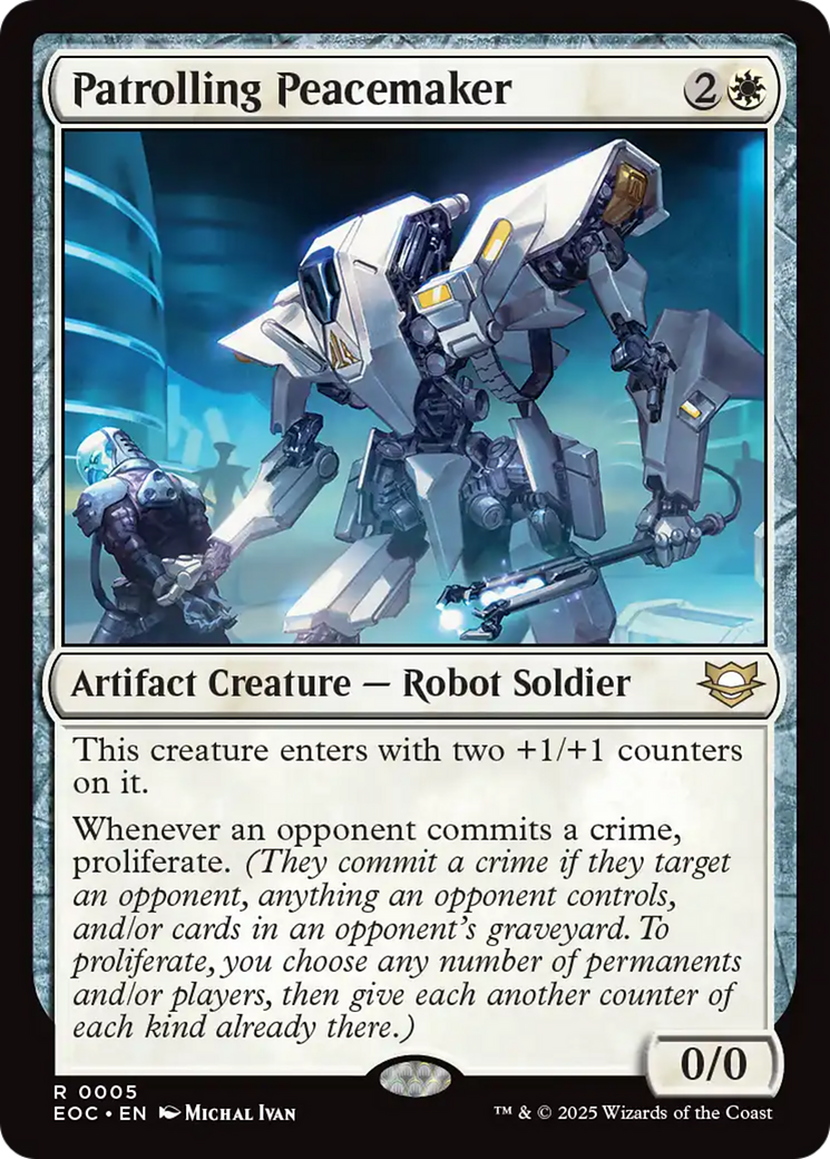 Patrolling Peacemaker [Edge of Eternities Commander] | Exor Games Bridgewater