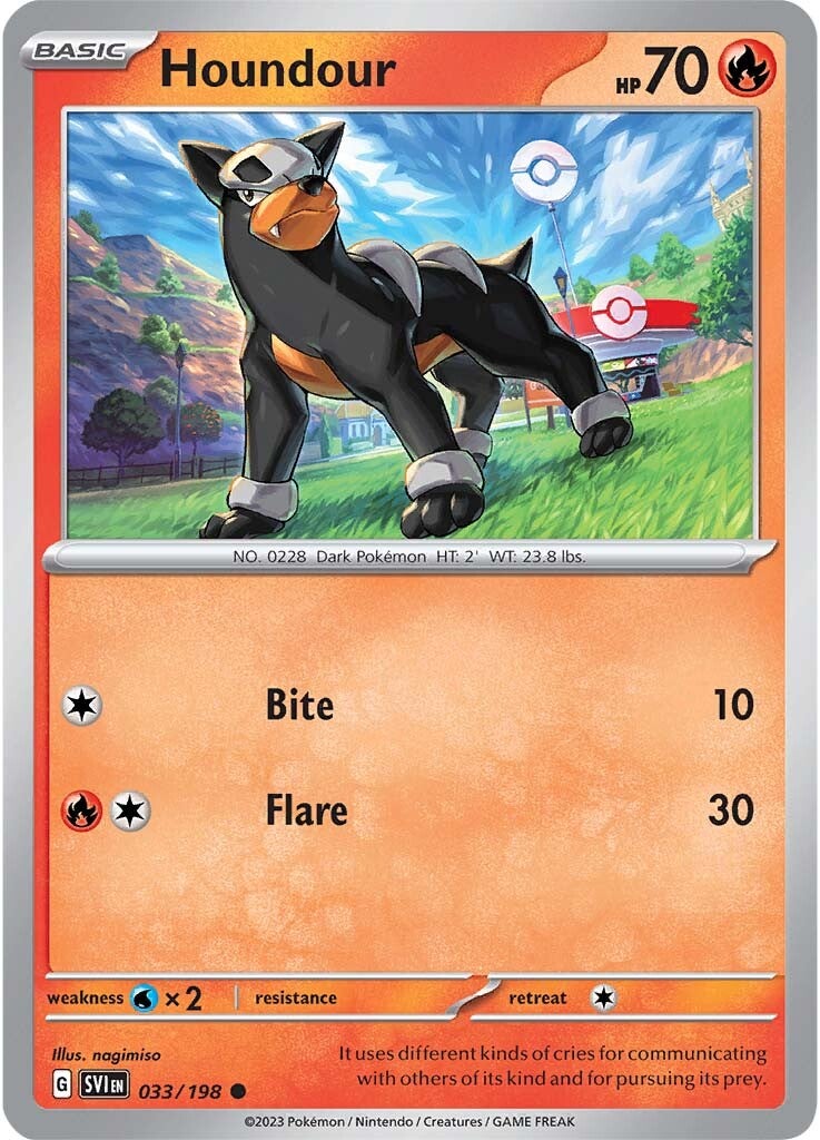 Houndour (033/198) [Scarlet & Violet: Base Set] | Exor Games Bridgewater