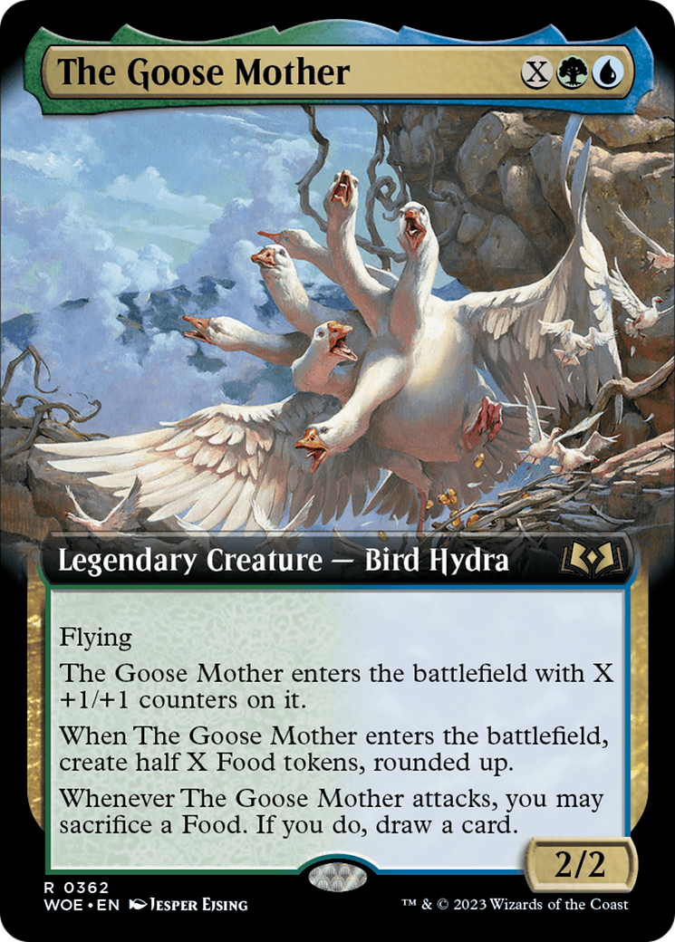 The Goose Mother (Extended Art) [Wilds of Eldraine] | Exor Games Bridgewater