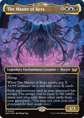 The Master of Keys (Borderless) [Duskmourn: House of Horror Commander] | Exor Games Bridgewater