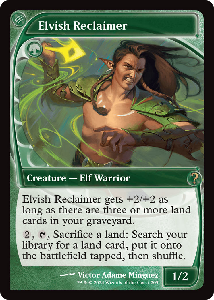 Elvish Reclaimer (Future Sight) [Mystery Booster 2] | Exor Games Bridgewater