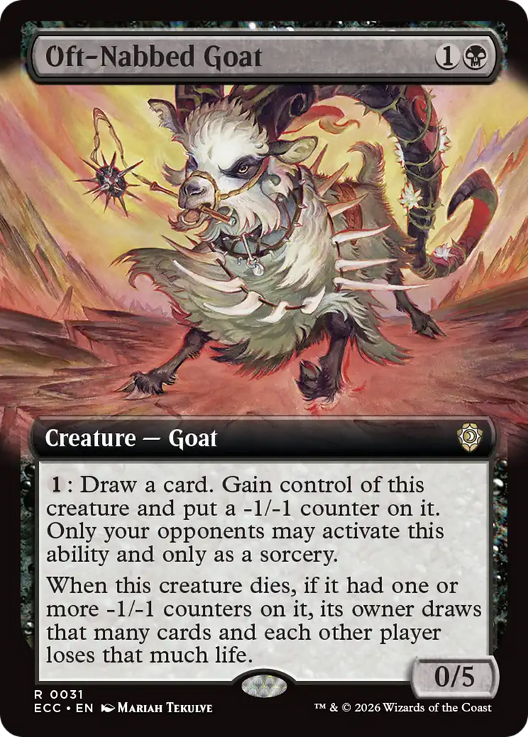 Oft-Nabbed Goat (Extended Art) [Lorwyn Eclipsed Commander] | Exor Games Bridgewater